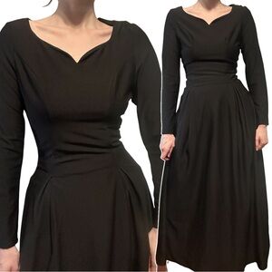 Southeastern Chantress Dress Black Performance Dance Wear Costume Cosplay Choir